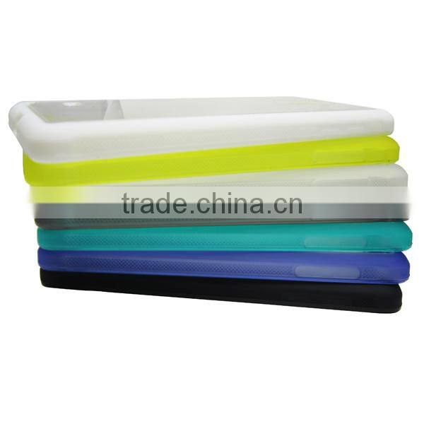 Multicolor frame transparent cover, TPU protective phone case for Samsung Note4