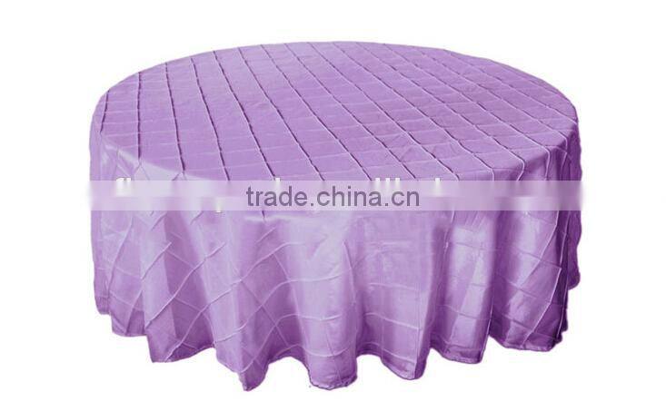 132" Round Bronze Pintuck Tablecloths