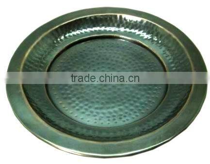 Hand Made Aluminum Charger Plate