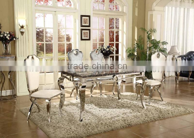 Stone TV Stand Stainless Steel Legs with Drawer