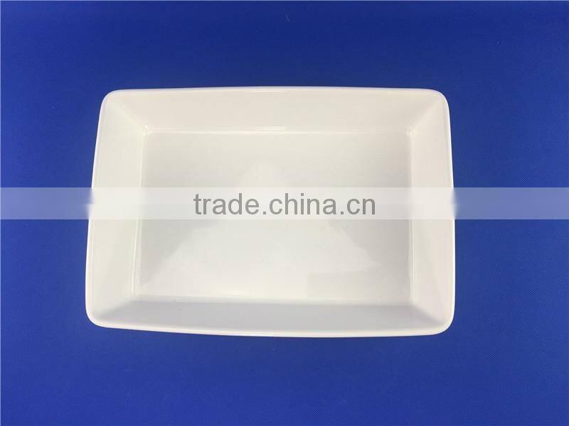 stocked white stoneware bakeware hot selling