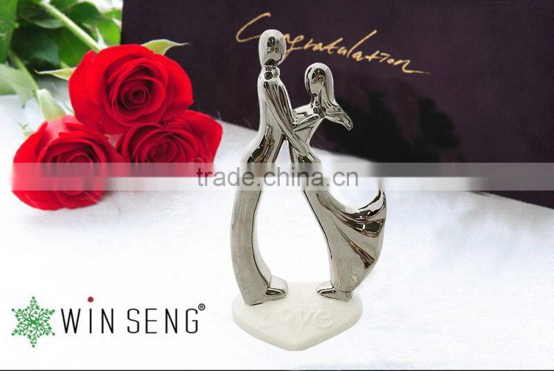 Lover Dancing Heart Shape Ceramic Wedding Gift for sales