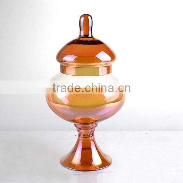 wholesale unique glass christmas candy jay herb storage cookie jars