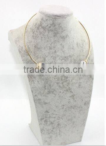 Fashion druzy necklace turquoise necklace with natural crystal