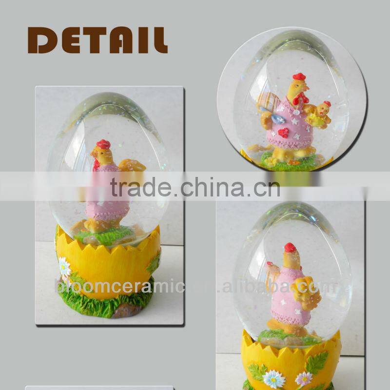 Polyresin custom halloween water globes