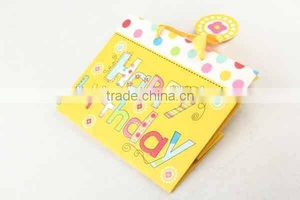 Foldable Gift Bag With Card / Shopping Paper Bag