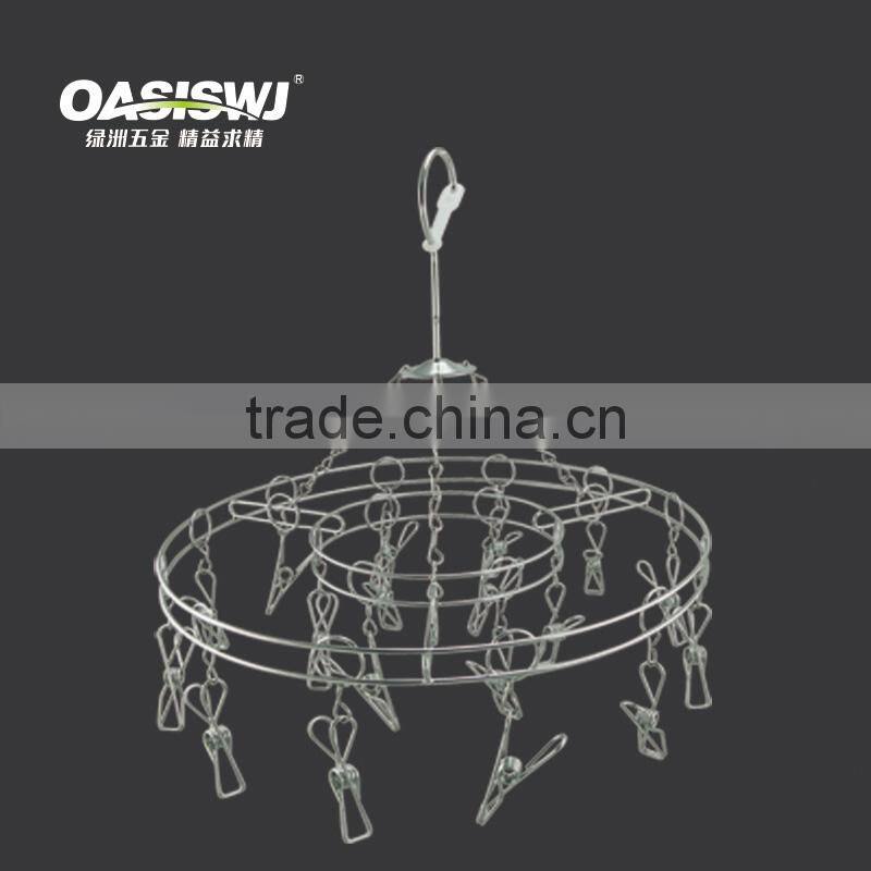 clothes hangers,multifunctional hangers,dry hangers 18 sets of clips YZ2142S