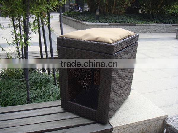 rattan cardboard cat house