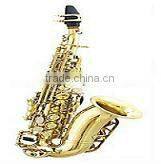 antique gold finish bass saxophone, Bb sax, professional saxophone