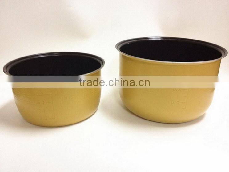 Fancy metal inner pot for electric cooker