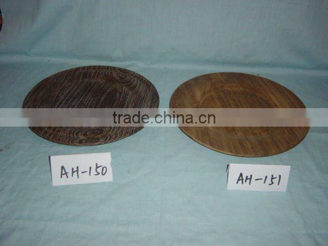 useful carbonized wooden plate,food container