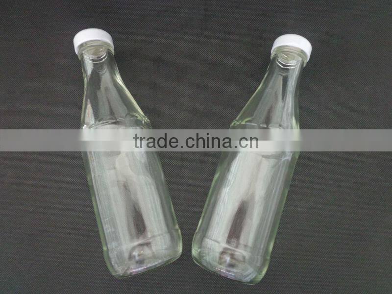 clear tomato jam glass bottle