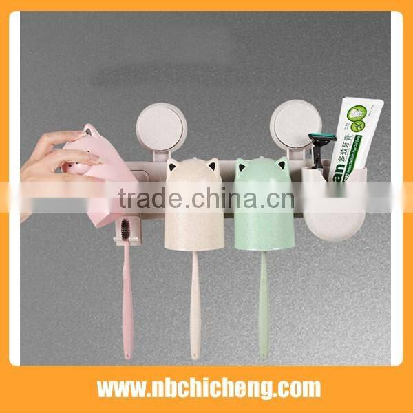 New style Wheat toothbrush holder carton toothbrush holder ecological holder