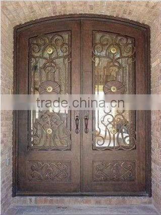 Bisini luxury design galvanize wrought iron door (BG90069)