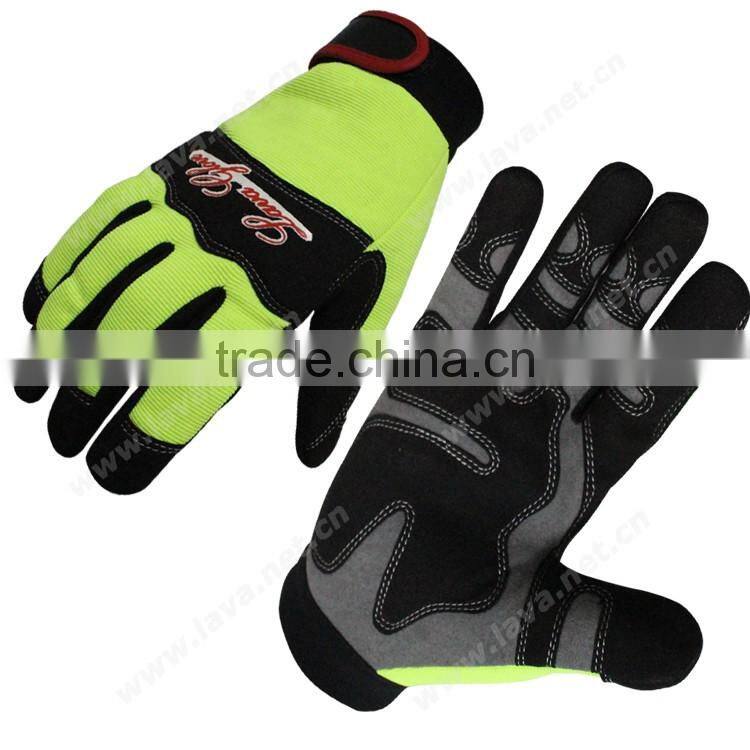 Safety green anti-slip High Performance gripper Gloves tools gloves
