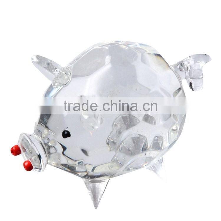 Competitive price set of 4pcs crystal ornament