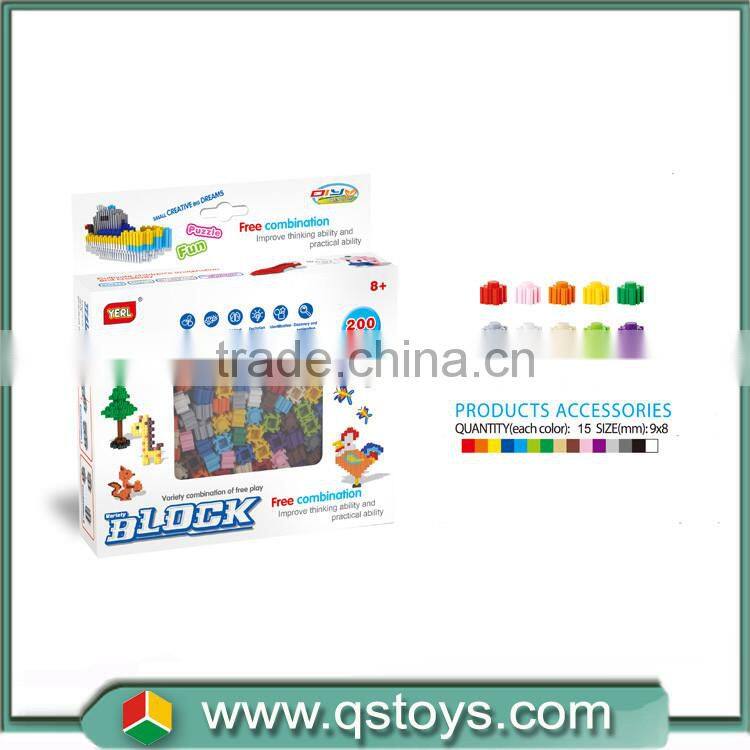 creative glow connecting block building toy for wholesale