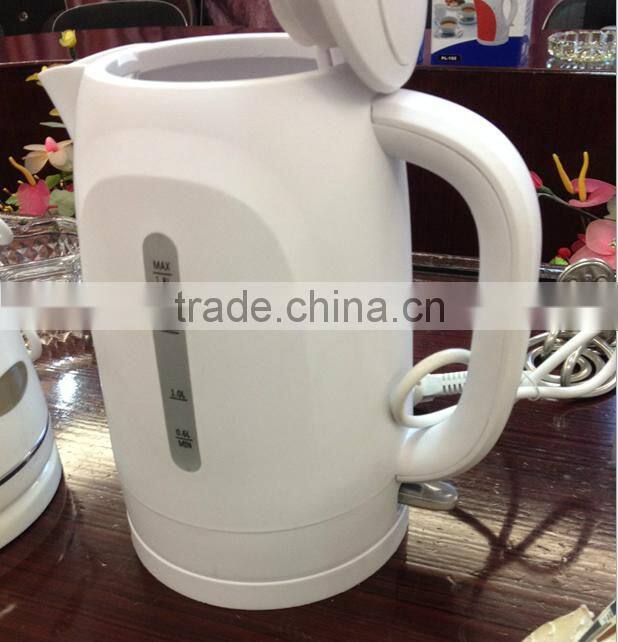 NEW DESIGN PLASTIC 360 DEGREE ROTATIONAL BASE CORDLESS KETTLE 1.7L CE/GS/RoHs