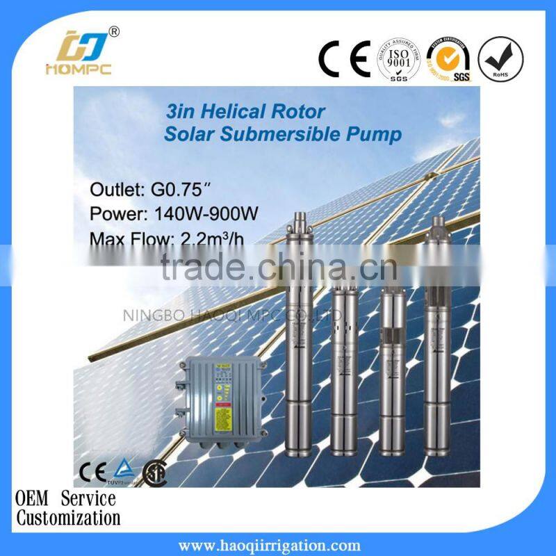 DC24V 3inch Solar Submersible Pump for Agriculture Solar powered water pump