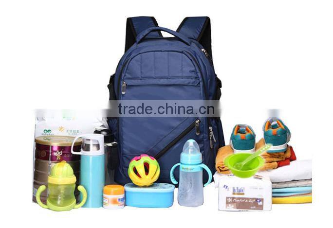 Practical functional nylon mommy backpack for baby