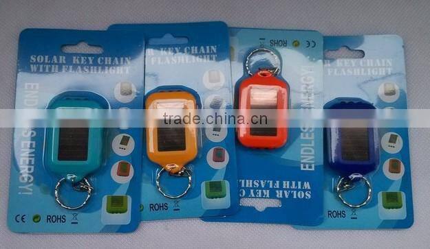 3pcs LED solar keychain