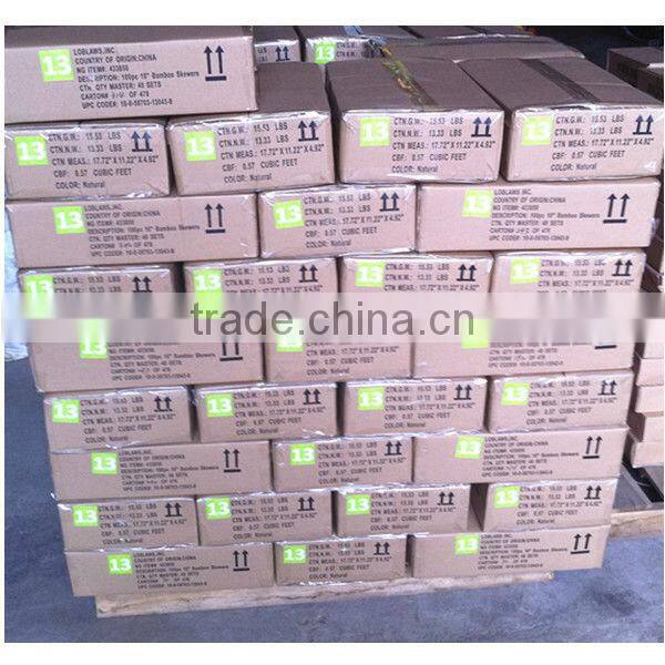 BS-1030 12" Bamboo Barbecue Stick 100 per pack