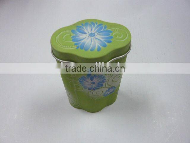 Flower Shaped Mint Tin Box, Mint Case