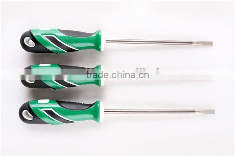 Professional high grade three colors handle screwdriver made in china