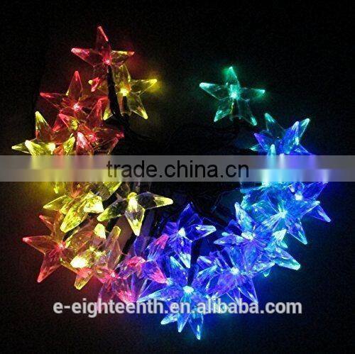 2016 new hot sale Sunniemart 20 LED Solar Powered Star Globe White String Light for Garden Chrismas