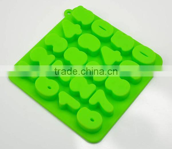 OEM Silicone word shape ice cube tray,silicone ice tray maker