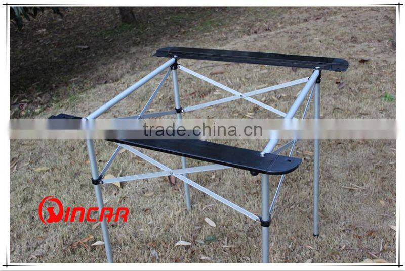 Outdoor Camping Folding table Capacity 50kg And 19mm Tube