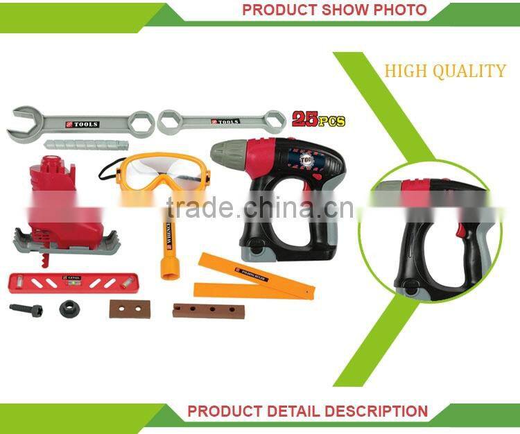 High quality educational pretend play set tool box mechanic
