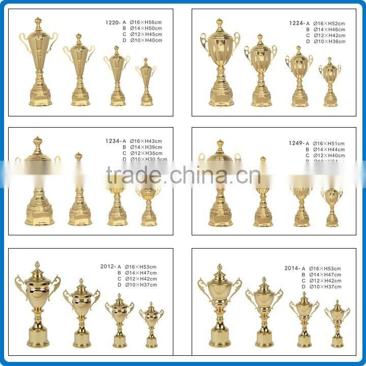 trophy sport medal with ribbon,pink diamond trophy, glass trophy award