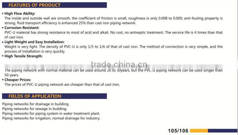 HIGH QUANLITY PLUG OF PVC GB STANDARD EXPANDING FITTINGS FOR DRAINAGE WITH GASKET
