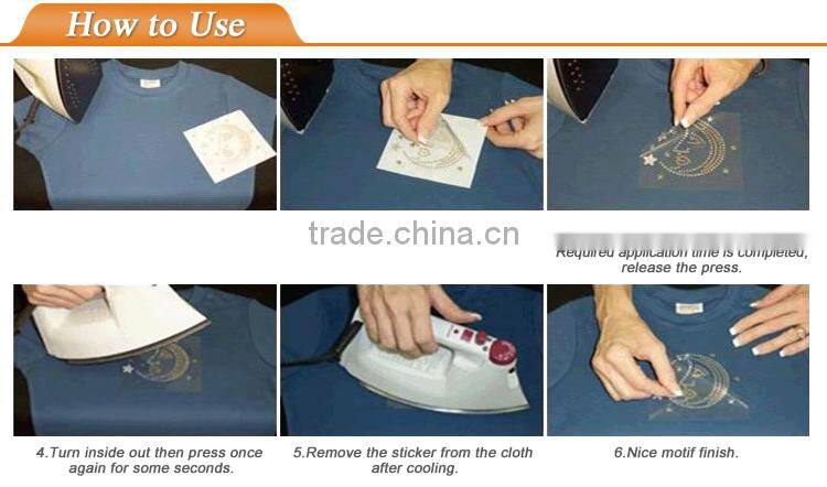 paw strass motifs , diamond rhinestone motif for Tshirt FOKSY