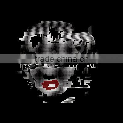 Marilyn Monroe hot fix rhinestone motifs