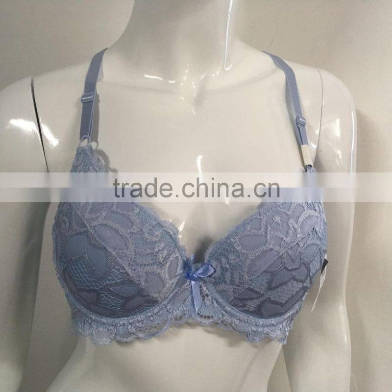 Ladies lace push up bra in stock