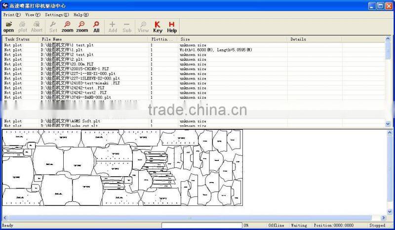 Hp45 1600mm inkjet cutting plotter CAD plotters for sale