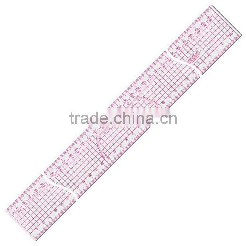 Kearing Garment Rulers 5*50cm Sandwich Printing with Scale Fashion Design Rulers# 8004