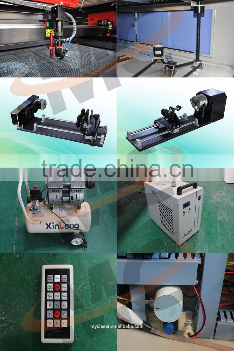 Chinese Factory MC 1610 Dual heads wood acrylic laser cutting machine price