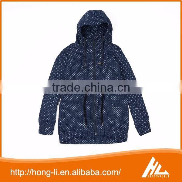Wholesale polyester plain design custom woven fabrics long winter coat women
