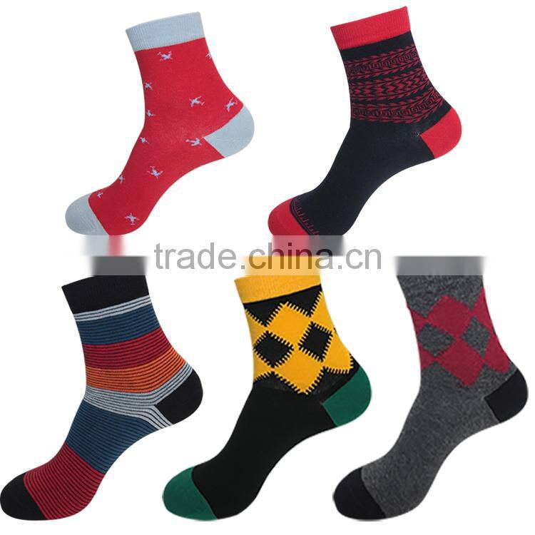 Classic Pattern Business Socks for Men