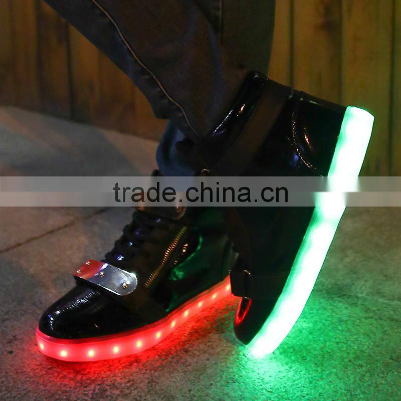HFR-TS-14-2 factory price high top led ladies shoes