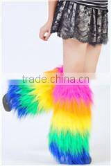 Black and white heated leather lace wholesale baby leg warmers