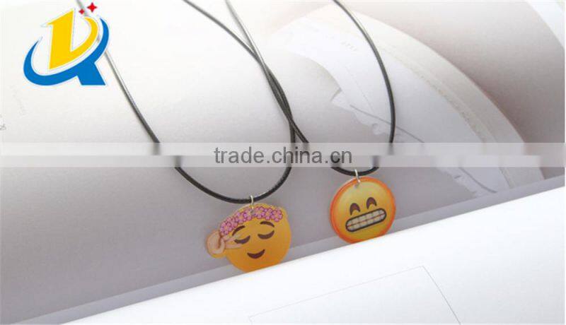 Best sale whatsapp emoji black choker necklace for decoration