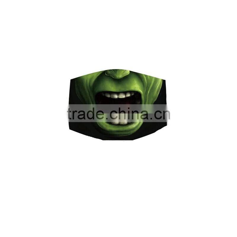 Wholesale good quality anti-duct funnty creative face mask halloween mouth mask decoration