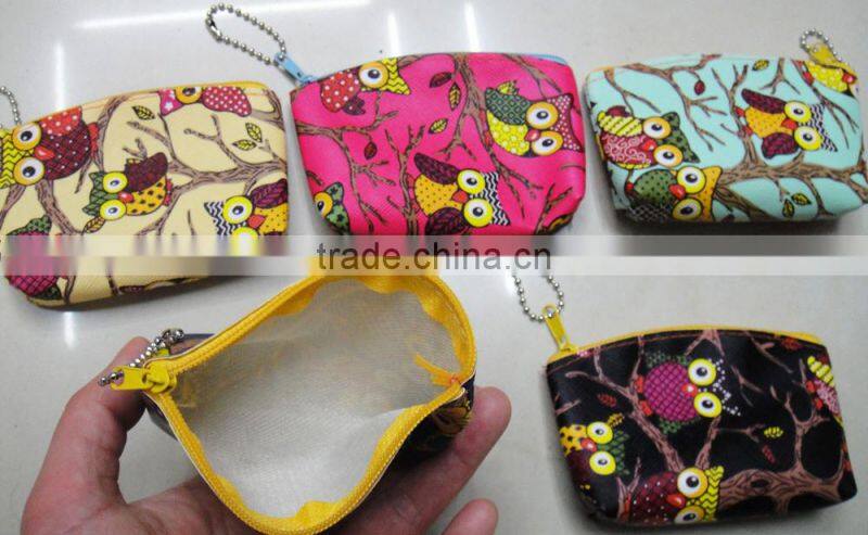 Fashion pvc HOT owl coin purse