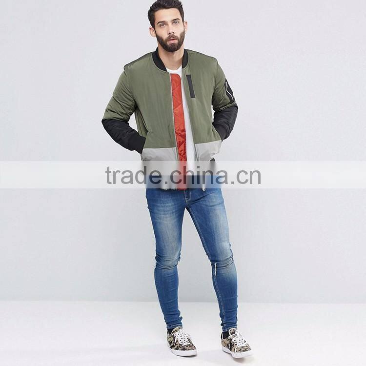 Professional Manufacturer OEM plain baseball jacket