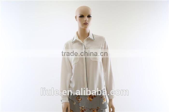 Summer Style Women Sexy Shirt Long Sleeve White Casual Lady Blouse Tops office shirt