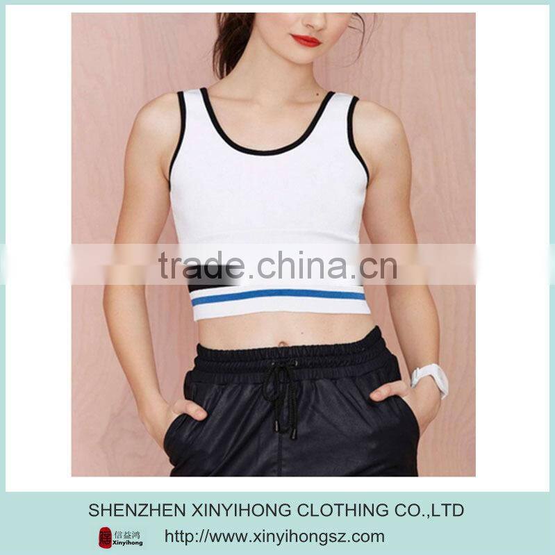 fashion style tank tops,new design gym singlet,sexy ladies fitness wear